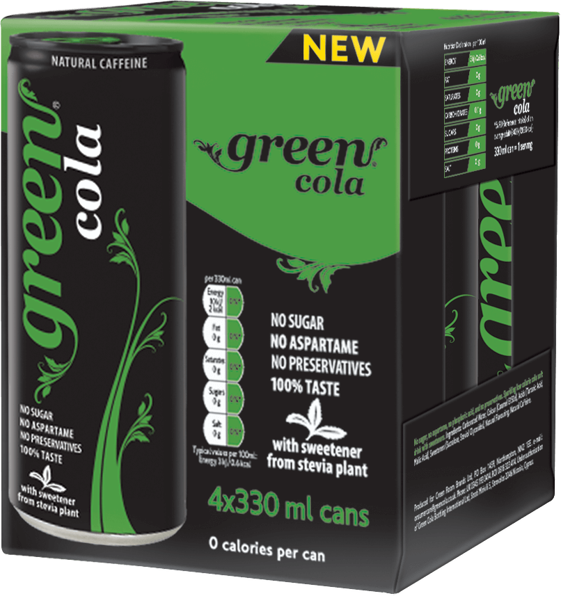 Green Cola - Multipack - 4x330 sleek cans