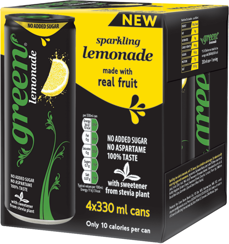 Green Lemon - Multi Pack - 4x330ml sleek cans