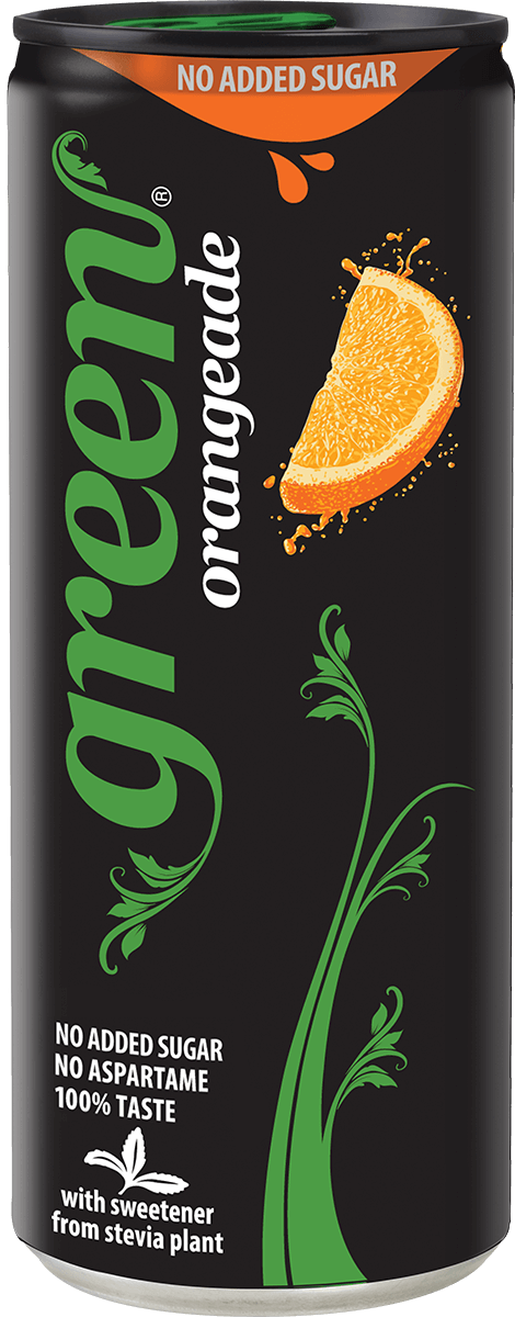 Green Orangeade - 330ml - Sleek Can